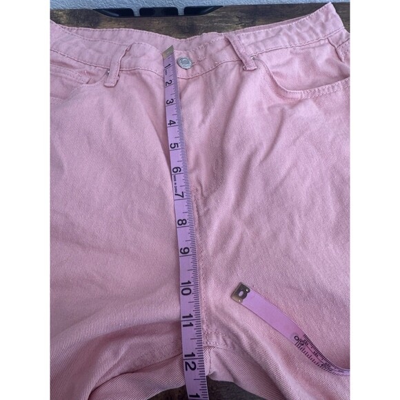 Shein Womens Pants Large Straight Feminine Flirty Pastel Soft Girl High Waist - Picture 12 of 15